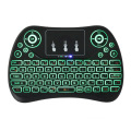 Ergonomic Surface Pocket Handheld Backlit Mini Wireless Keyboard Android Smart TV touch pad keyboard